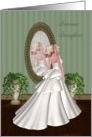 Dearest Daughter (from Mother)-Wedding, Congratulations, Bride, card