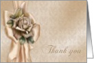 Thank you- Occassion, For the gift, Wedding Gift, Rose, Bow, card