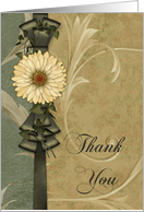 Thank you- Occassion, For the gift, Wedding Gift, Floral, Flowers card