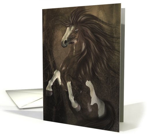 Standing Tall-Horse, Native American Day card (659601)