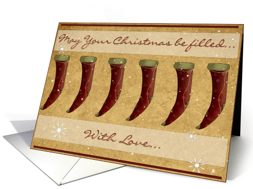 Stockings with Love card (304587)
