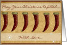 Stockings with Love card