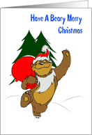 Beary Merry Christmas card