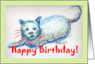 Birthday - Cat card