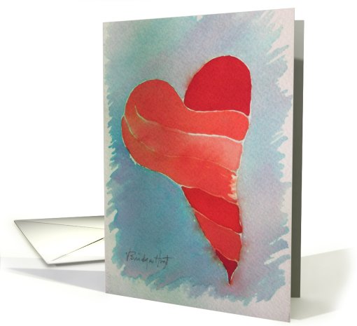 Valentine - Twisted Heart card (541925)