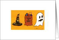 trick or treat card