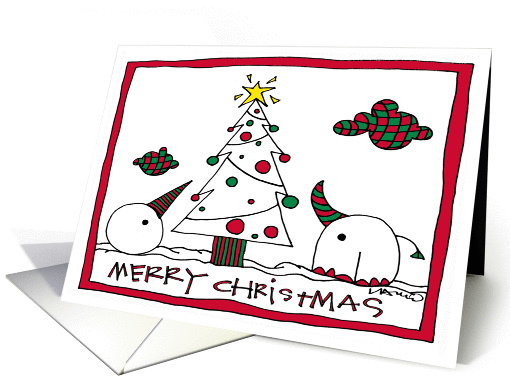 Merry Christmas Pals card (301073)