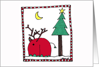 Moonlit Holidays card