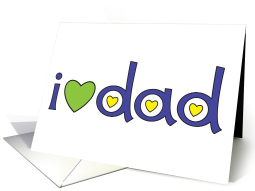 i heart dad card (433378)