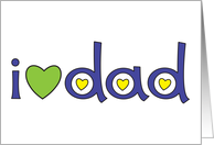 i heart dad card