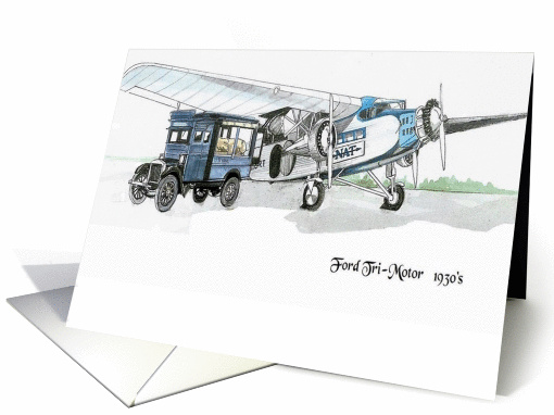 Tri-Motor card (287513)