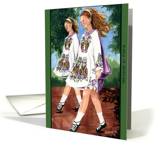 Irish Dancers card (298187)