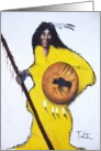 Yellow Warrior card