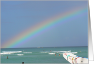 Surfing under the Rainbow card