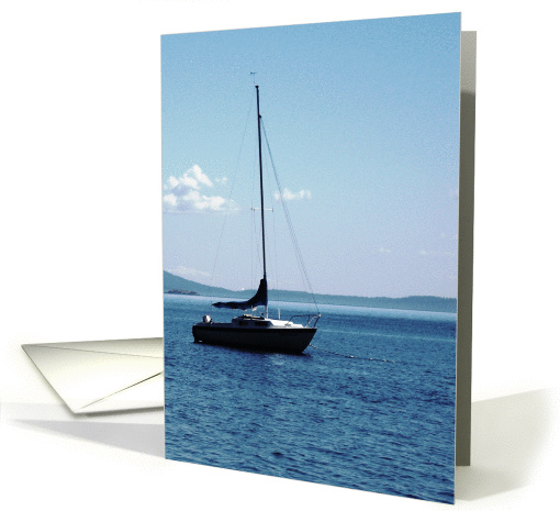 Sailing in the Ocean Blue card (291053)