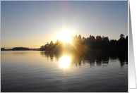 Sunset card