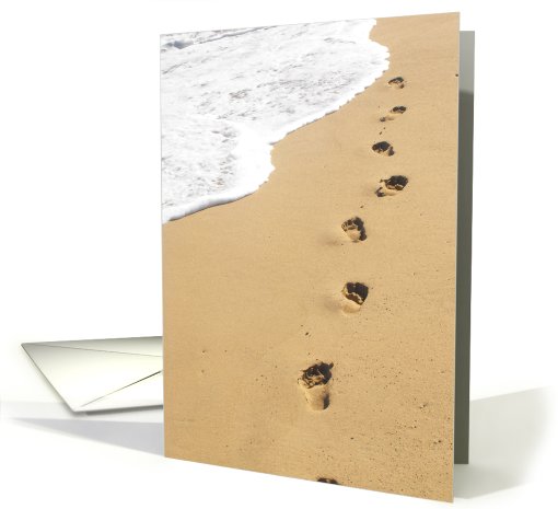 Footprints in the Sand card (462648)