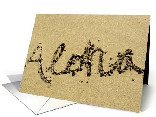 Aloha card (738586)