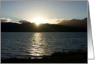 Te Anau Sunset card