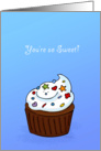 You’re so Sweet - Cupcake card