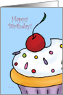 Happy Birthday - Vanilla Cupcake card