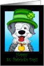 Sheepdog’s St. Patrick’s Day - Blank Inside card