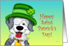 Sheepdog’s St. Patrick’s Day - Blank Inside card