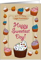 Sweetest Day Cupcakes - for legal assistant card