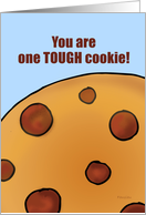 One Tough Cookie - Congratulations Cancer Survivor card