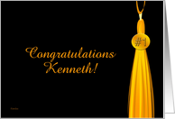 Congratulations # 1 Grad - Kenneth card