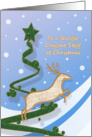 Daycare Staff - Reindeer + Holiday Tree card