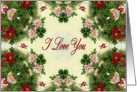 Valentine’s Love - Flowers + Hearts Kaleidoscope Bouquet card