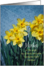Easter - Mother - Springtime Daffodils card