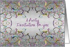 Any Occasion Customizable Party Invitation card