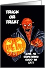 Halloween - Trick or Treat - A Scary Monster Man card