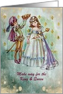 Halloween - Children dressed in Royalty Costumes card