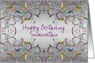Birthday - Beautiful Celebration Pattern card