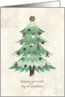 Christmas - Gingerbread Cookies Tree card