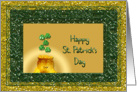 St. Patrick’s Day - to anyone - Sparkle Look Pot of Gold card