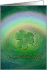 St. Patrick’s Day - Irish Blessing - Lucky Clover card