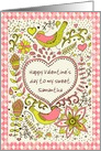 Valentine’s Day - Girlfriend - Fun Love Birds card