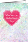A Valentine for anyone- Paper Hearts card