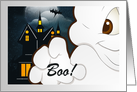 Halloween Costume Party Invitation - Ghost House card