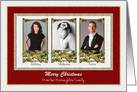 Christmas - Fancy Triple Frame Photo Card