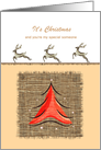 Christmas - Secret Pal - Woodland Scene card