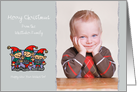 Christmas - 3 friendly Elves - Photo Card