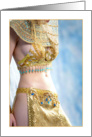 Belly Dance Dancer in Costume Note Card