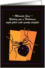 Halloween - Super Spider - Secret Pal card