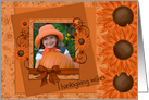 Thanksgiving - Paisley & Sunflowers - Photo Card