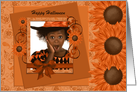 Halloween - Fall theme - Photo Card